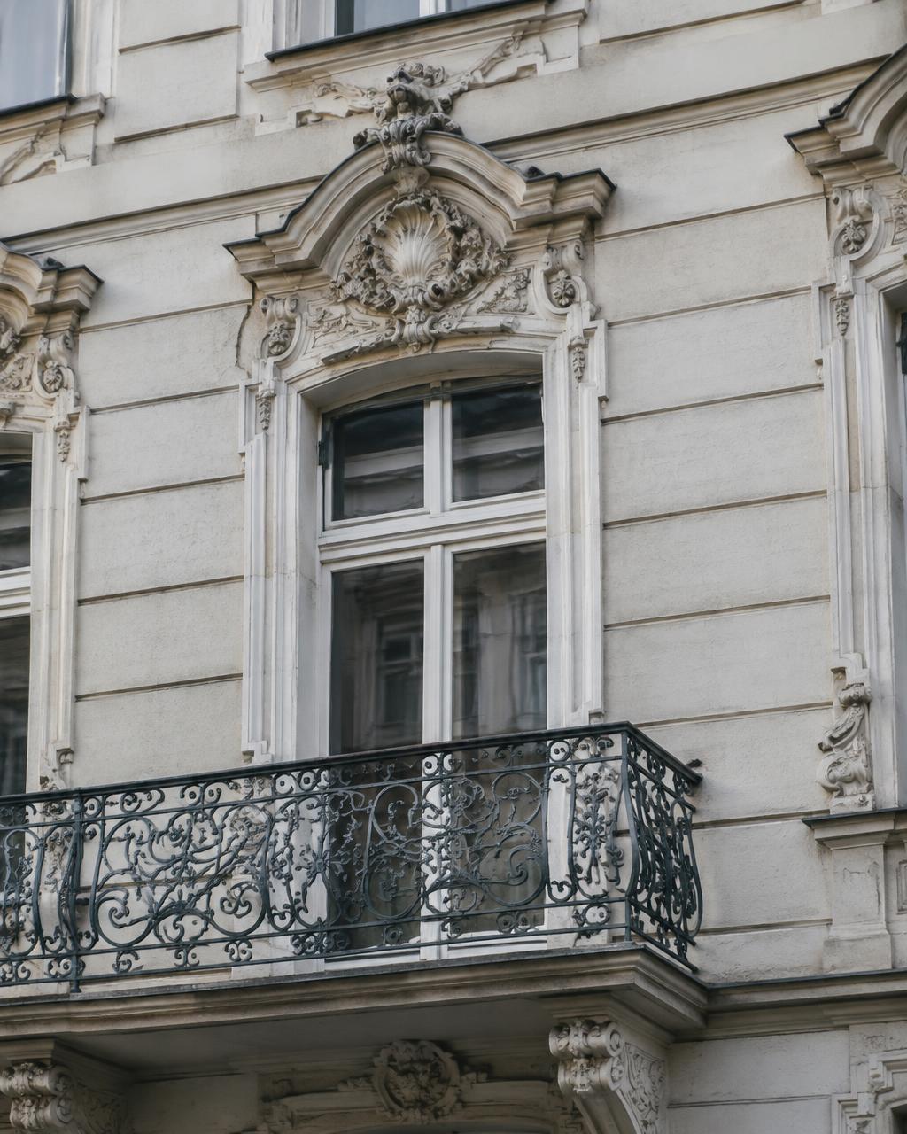 Fassadendetail eines Altbaus